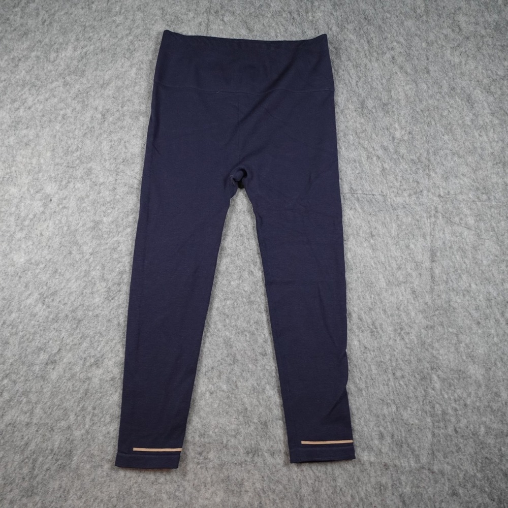Lunya Legging Women Medium‎ Navy Blue Soft Supportive Seamless Modal Crop Ankle